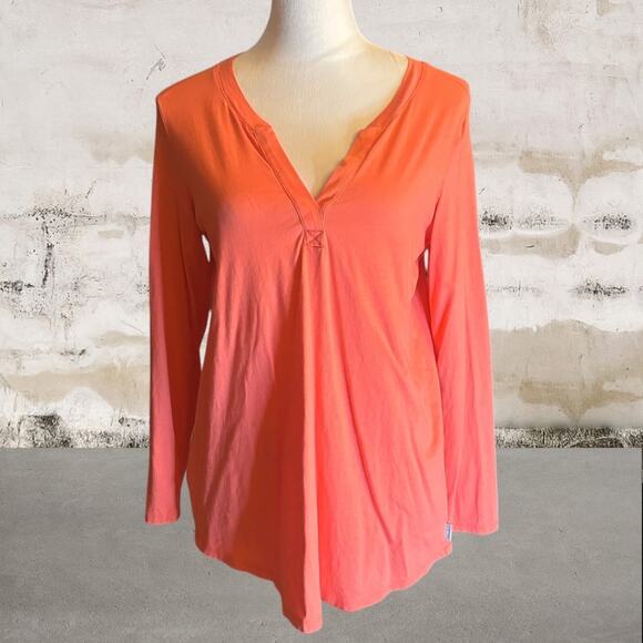 Eddie Bauer Women's V-Neck Long Sleeve Top - Size Medium - Picture 1 of 5